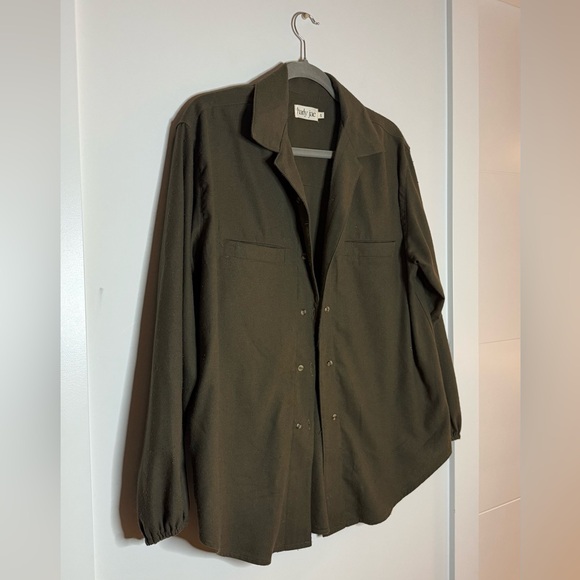 Harly Jae House Blouse in Olive - Picture 9 of 12